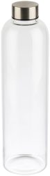 APS Trinkflasche Drinking Bottles Transparent Glas 7.5 cm 7.5 cm 1 l - Material: Borosilikatglas - Trinkflasche