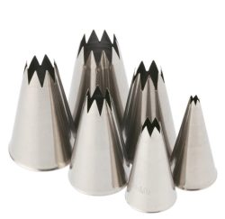 Tüllensatz Stern 6tlg 0.4cm 0.8cm 1cm 1.2cm 1.4cm u. 1.8cm