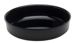 Runde Schüssel D30x6.5cm schwarz
