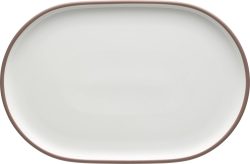 Shiro Rim Platte coupe oval 30x19cm