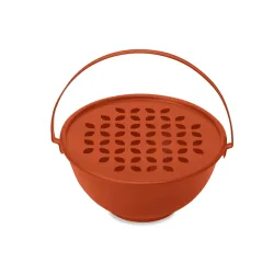 Mückenfänger mit Stab und Sockel orange