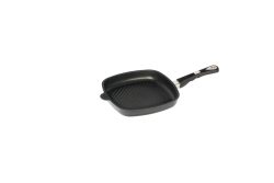 Eck-Pfanne 26x26cm, H4cm mit Grillboden