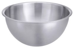 Mixerschüssel 16cm halbkugelförmig mit flachem Boden