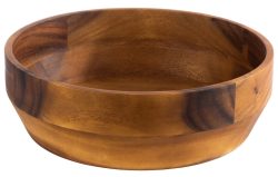APS Schale Acacia Braun Holz 27 cm 8.5 cm - Farbe: natur - Material: Akazie - Schale