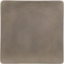 Pottery Unique Lightgrey Teller flach quadratisch coupe 24cm