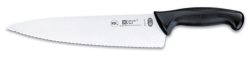 Atlantic Chef Kochmesser mit Wellenschliff 25cm schwarz