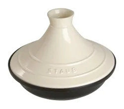 Tajine 28cm, Gusseisen, Cream