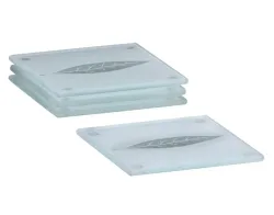 Untersatz Glas 4St. 10x10cm