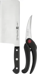 2tlg. Gourmet Messerset (Hackm.+Schere)
