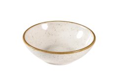 Churchill Bowl Stonecast Barley White; 200 ml, 11.6 cm (Ø); weiss/braun; rund; 12 Stück / Pack