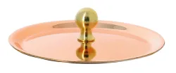 INOCUIVRE Deckel Kupfer/Edelst. D:14cm mit Messinggriff