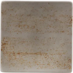 Pottery Unique Lightgrey Teller halbtief quadr. coupe 12cm