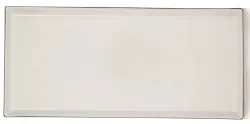 Equinoxe Speiseteller rechteckig, 32.5x15x1.8cm, weiss