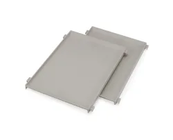 2er Set Level Ersatztablar zu Schuhregal 34x25.7x2cm ecru
