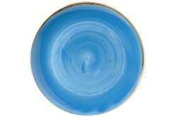Stonecast Cornflower Blue Coupe Teller tief 31cm