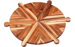 Specialty Servierbrett Pizza mit Griff 41.9x41.9x1.5cm