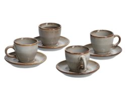 Espressot.Set Keram.beige 8tlg