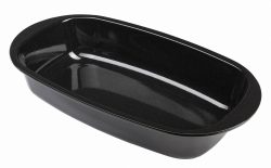 Brotbackform Emaille, L 32cm