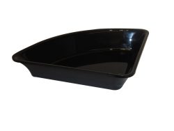 Salatschüssel 26.5x26.5x5cm schwarz