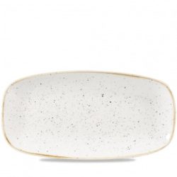 Churchill Chefs Oblong Platte Stonecast Barley White; 29.8x15.3 cm (LxB); weiss/braun; rechteckig; 12 Stück / Pack