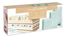 2er Set Backform für Schichtkuchen Silikon