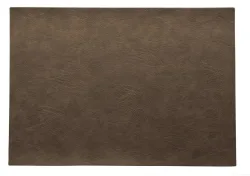 PU Tischset Veganleder 33x46cm nougat