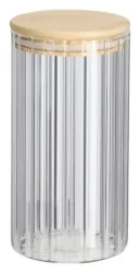 Zeller Vorratsglas mit Rillen 850ml