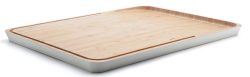 Schneidebrett Bambus L 41x30x2cm weiss Bambus