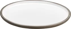 Playground ReNew Teller flach weiss 22cm