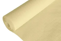 Papier-Tischdecke creme, gewaffelt, 1.18x20 m