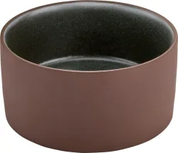 Playground 2in1 Bowl Plateau braun schwarz 16cm H8.3cm