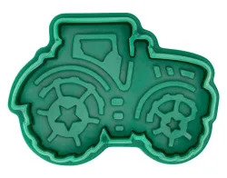 Städter Präge-Ausstecher Traktor 6.5 cm Dunkelgrün