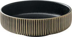 Playground Schale Nara Relief; 330 ml, 12x5.6 cm (ØxH); schwarz/weiss; 6 Stück / Pack