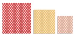 3er Set Bienenwachstücher, S-M-L
