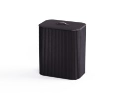 Tota Twin Luxe Wäschekorb 90l black
