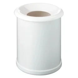 Tischabfallbehälter weiss, 12.4x12.4x14.2cm, 1 l