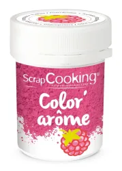 Lebensmittelfarbe mit Aroma Himbeere Pulver 10g