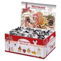 Display 200tlg. Ausstechformen Christmas u. Joy