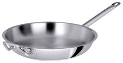 Bratpfanne unbeschichtet Ø36cm, mit Gegengriff, Induktion