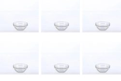 6er Set Empilable Glasschale rund stapelbar 6cm