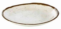 APS Teller Stone Art Weiss Kunststoff 24.5 cm - Material: Melamin - Teller