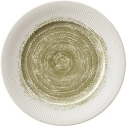 Delight Vibes SPIRIT MOSS Teller flach rd. Fahne Relief 28cm