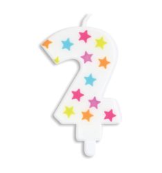 ScrapCooking - Kerze Zahl 2, One Size