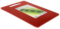 Schneidebrett Anita 35x25x0.7cm mit Griffloch rot