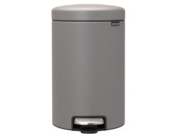 Treteimer concret grey 12l