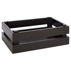 Holzbox Superbox 29x18.5cm H10.5cm, schwarz