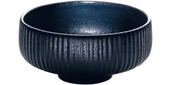 Playground Schälchen Nara Relief; 120 ml, 8x5 cm (ØxH); schwarz; 12 Stück / Pack
