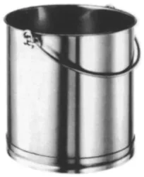 Zylindrischer Eimer 10 lt o/Deckel