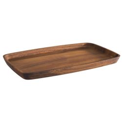 APS Servierbrett Acacia Braun Holz 18 cm 30 cm - Material: Akazie - Servierbrett