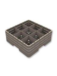 Gläserkorb geschlossen 9 Fä. 2 Aufsatz Glas max D15.1 H16cm